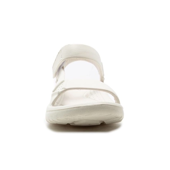 !LAST ONE SIZE 6! Velcro Sport Sandal in Off White - Picture 4 of 5